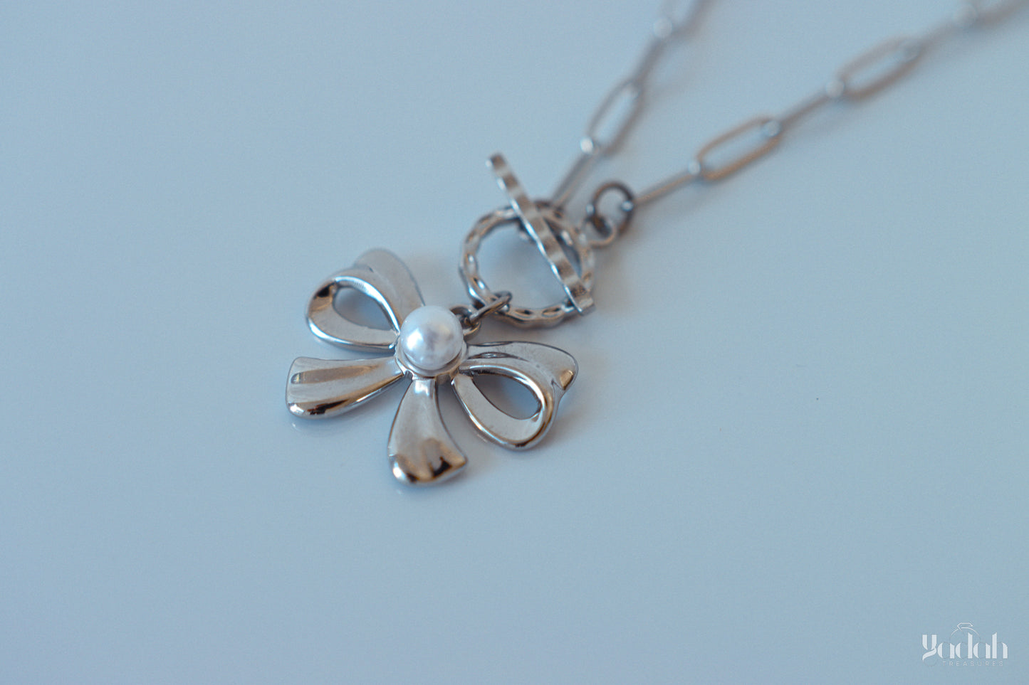 Coquette Silver Necklace