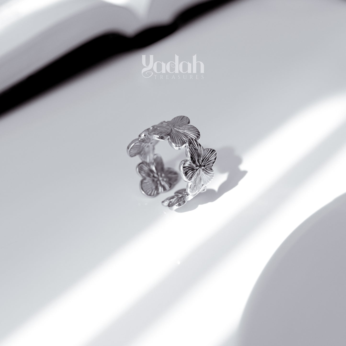 Flower Silver Ring