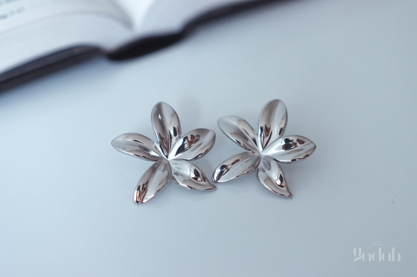 Flower Silver Earrings