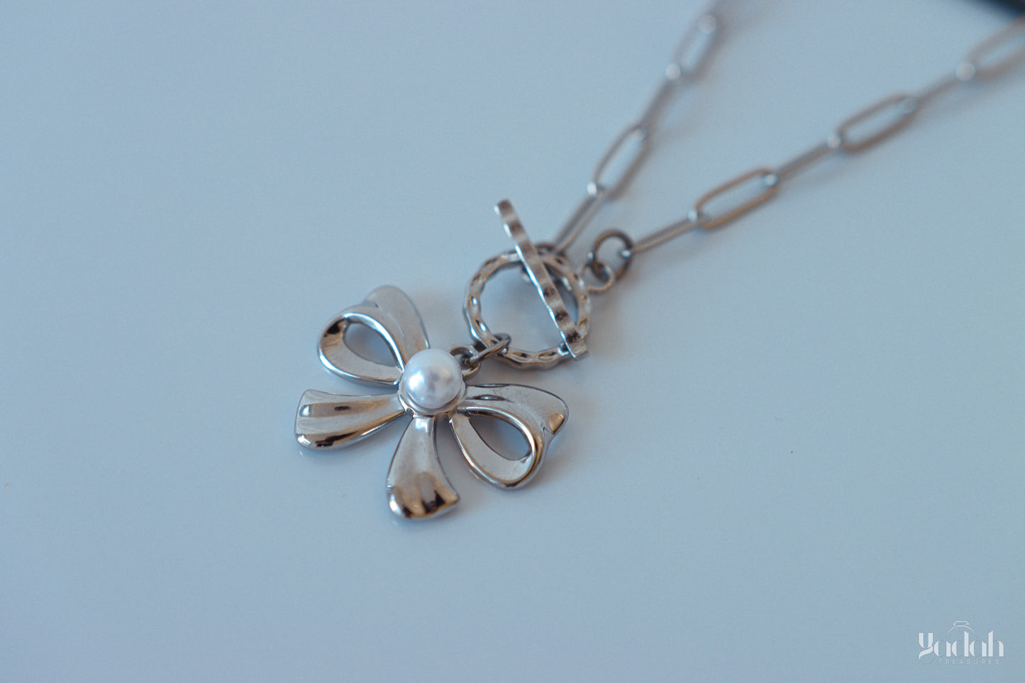 Coquette Silver Necklace