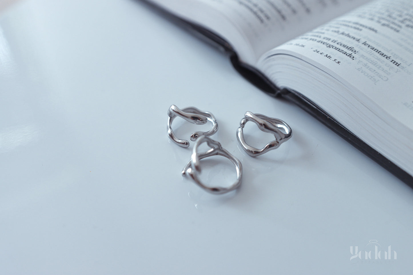 Bone Silver Ring