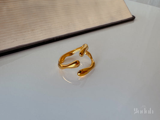 Gold Bone ring