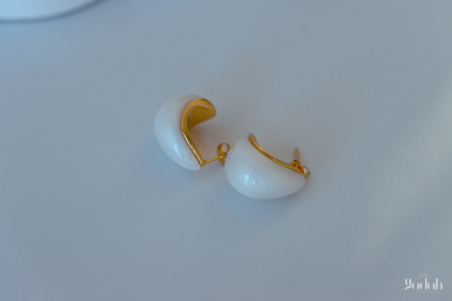 White Earrings
