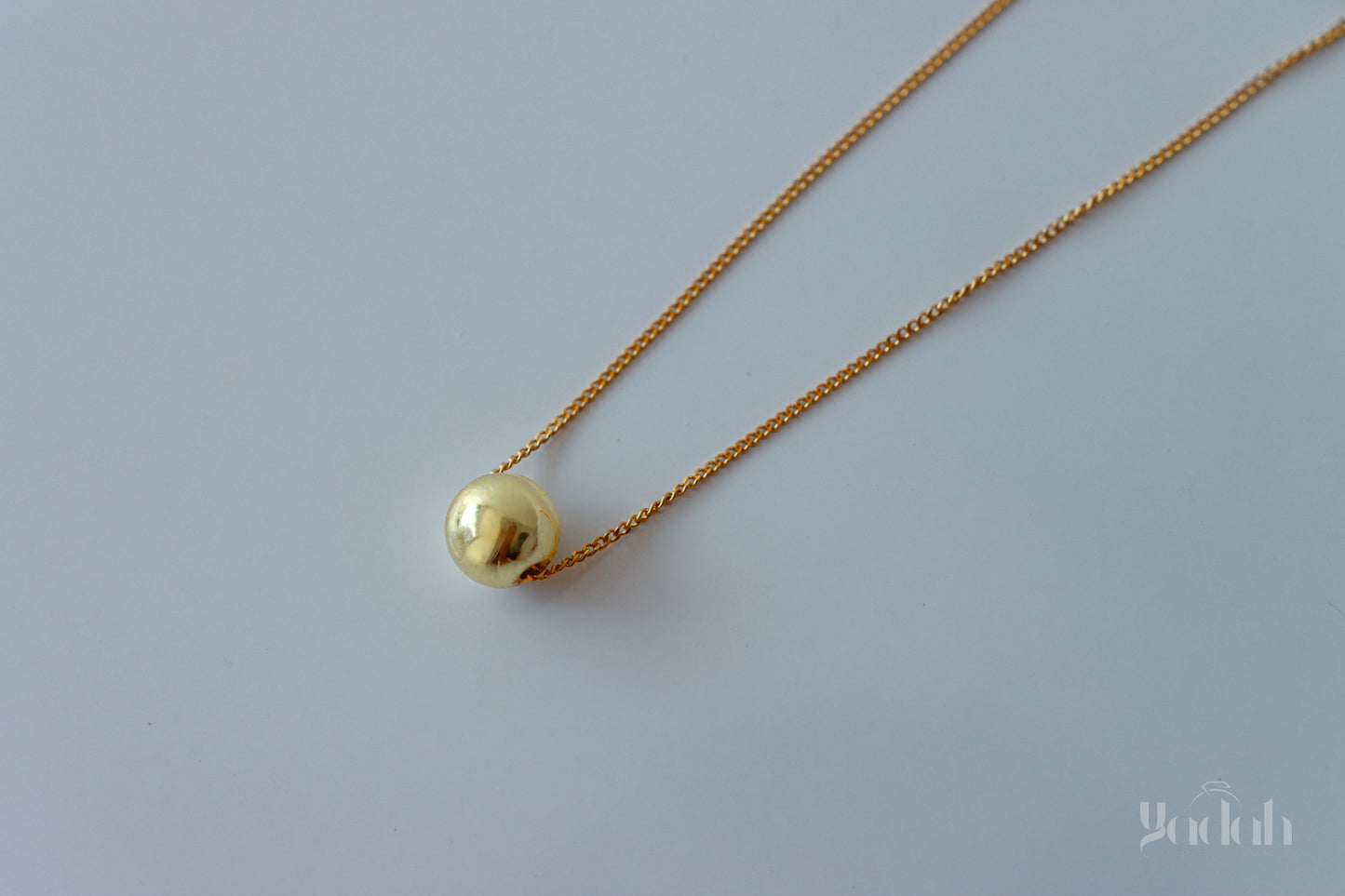 Gold Pearl Necklace